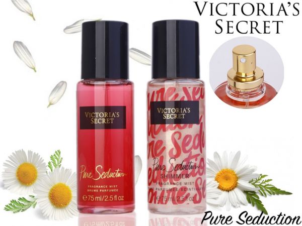 Gift Set Victoria's Secret Pure Seduction Fragrance Mist 75 ml Shimmer Mist 75 ml